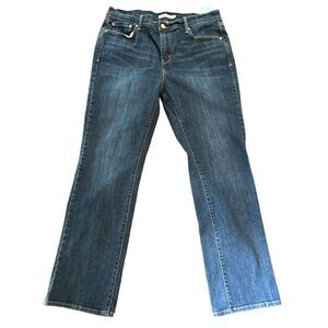 Levi's Women's Straight Jeans Size‎ 12 Blue Mid Rise Denim